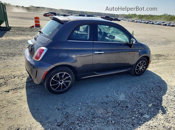 3C3CFFCH0JT369370 2018 FIAT 500 Gray Trasero derecho
