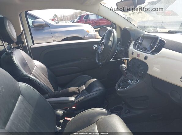 3C3CFFCH8JT524263 2018 FIAT 500 White Front interior view