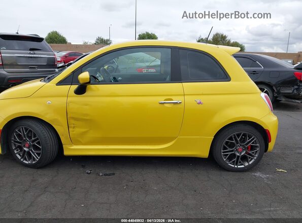3C3CFFFH1HT621309 2017 FIAT 500 Yellow Панорамний вид салону 360°