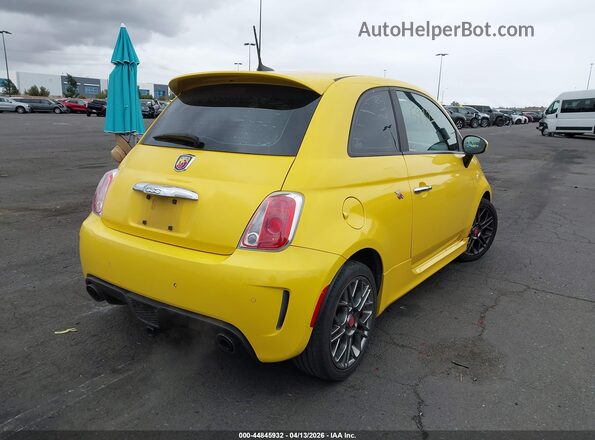 3C3CFFFH1HT621309 2017 FIAT 500 Yellow Задня права чверть