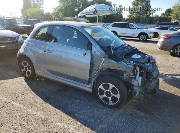 3C3CFFGE2HT575896 2017 FIAT 500 Серебряный Передняя правая четверть