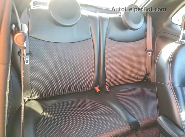 3C3CFFGE2HT575896 2017 FIAT 500 Серебряный Вид задних сидений