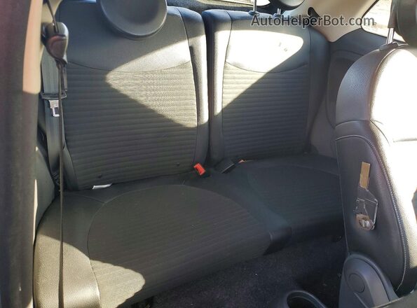 3C3CFFKH9JT377775 2018 FIAT 500 Gray Вид задніх сидінь