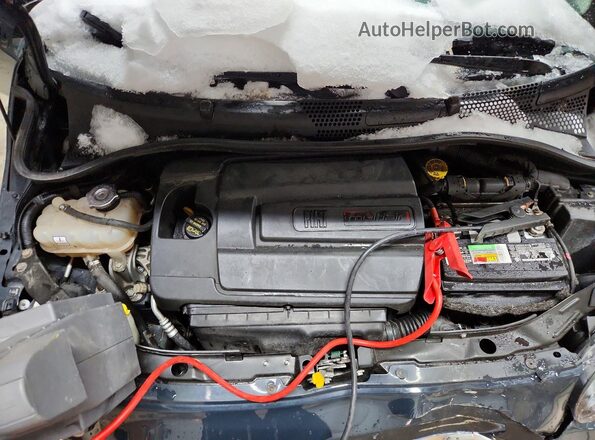 3C3CFFKR4HT526242 2017 FIAT 500 Charcoal უკანა სალონის ხედი
