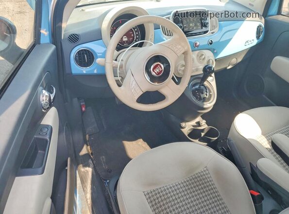 3C3CFFKR6HT697994 2017 FIAT 500 Blue Vista del salpicadero