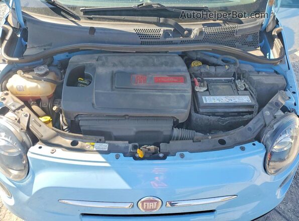 3C3CFFKR6HT697994 2017 FIAT 500 Blue Vista interior trasera