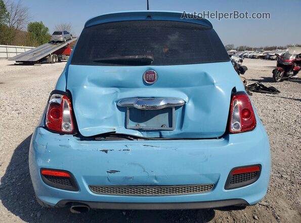 3C3CFFKR6HT697994 2017 FIAT 500 Blue Vista trasera