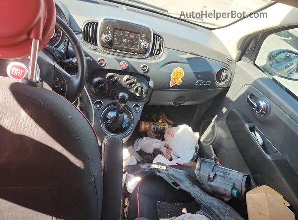 3C3CFFKR9HT671423 2017 FIAT 500 Серый Вид панели приборов