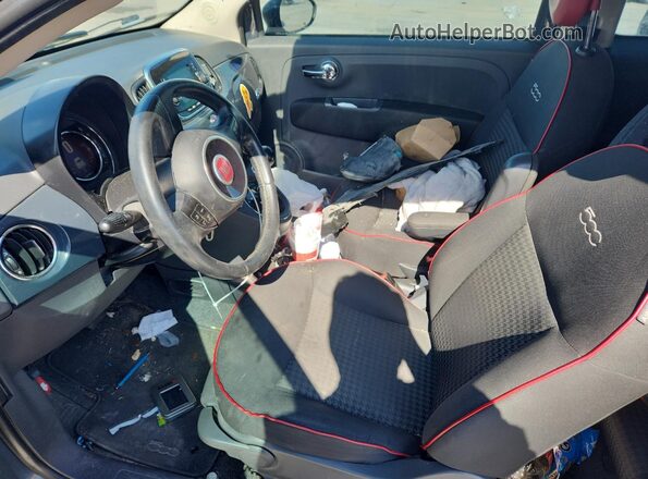 3C3CFFKR9HT671423 2017 FIAT 500 Серый Вид салона спереди