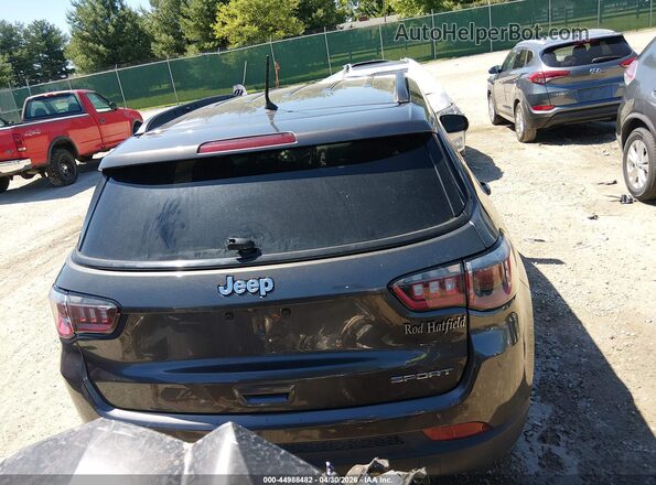 3C4NJCAB0JT335249 2018 JEEP COMPASS Dark Brown 
