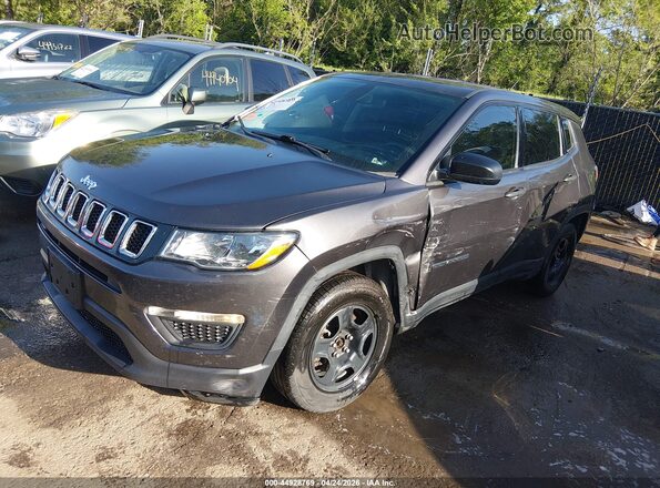 3C4NJCAB2KT658378 2019 JEEP COMPASS Серый Передняя левая четверть