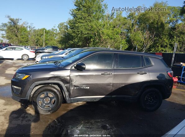 3C4NJCAB2KT658378 2019 JEEP COMPASS Серый Панорамный вид салона 360°