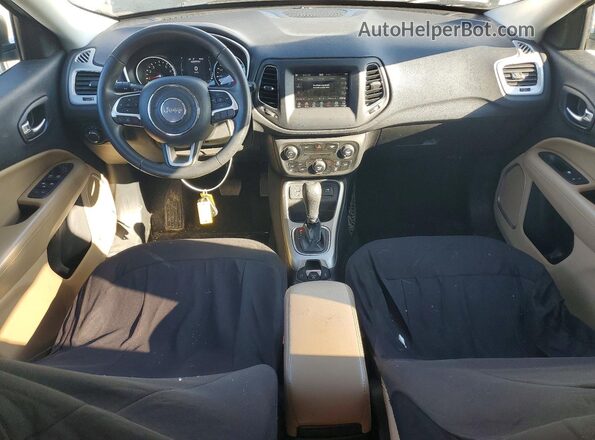 3C4NJCAB2LT147738 2020 JEEP COMPASS White წინა პანელის ხედი