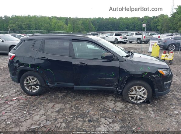 3C4NJCAB6HT605868 2017 JEEP NEW COMPASS Черный Вид задней части салона