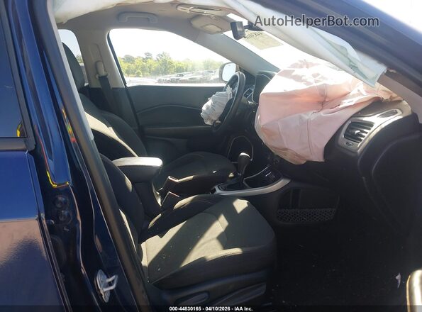 3C4NJCAB8KT614109 2019 JEEP COMPASS Dark Blue Front interior view