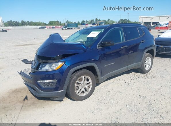 3C4NJCAB8KT614109 2019 JEEP COMPASS Dark Blue Front left