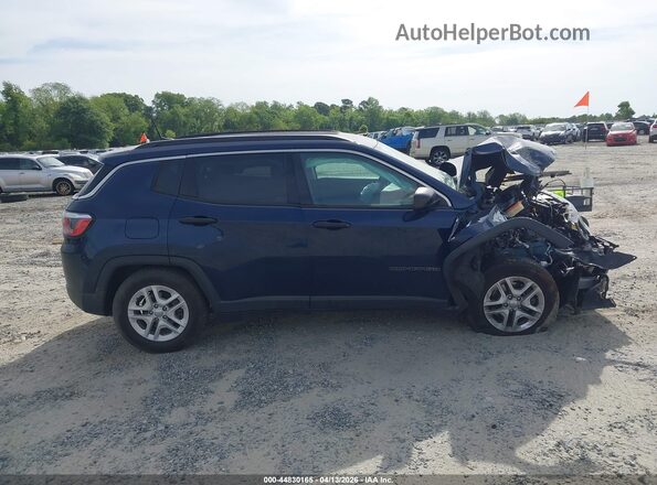 3C4NJCAB8KT614109 2019 JEEP COMPASS Dark Blue Rear interior view