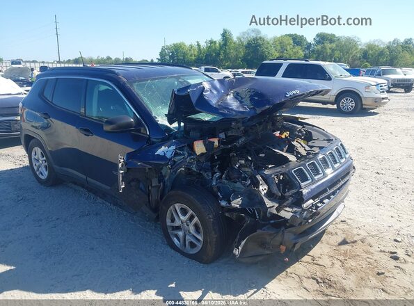 3C4NJCAB8KT614109 2019 JEEP COMPASS Dark Blue Front view