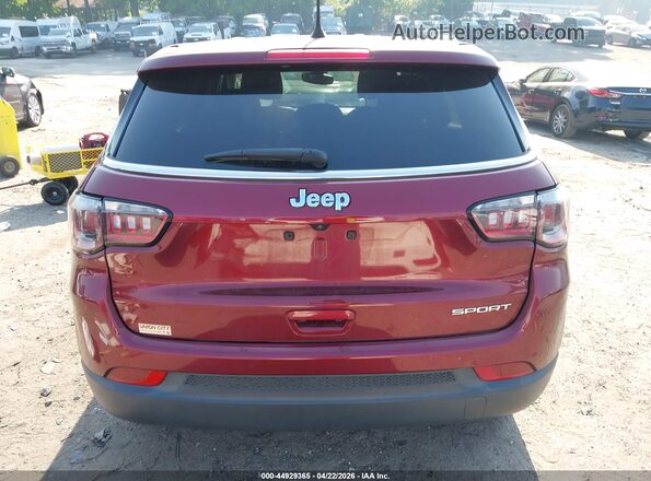 3C4NJCAB9NT172669 2022 JEEP COMPASS Burgundy 