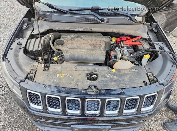 3C4NJCABXMT560928 2021 JEEP COMPASS Black უკანა სალონის ხედი