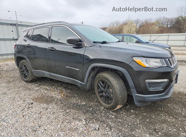 3C4NJCABXMT560928 2021 JEEP COMPASS Black წინა მარჯვენა
