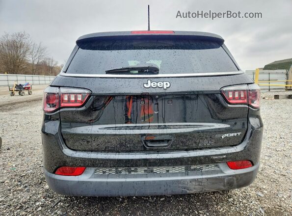 3C4NJCABXMT560928 2021 JEEP COMPASS Black უკანა ხედი
