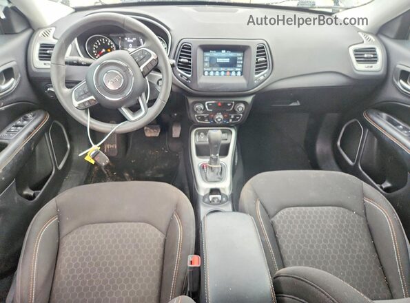 3C4NJCABXMT560928 2021 JEEP COMPASS Black წინა პანელის ხედი