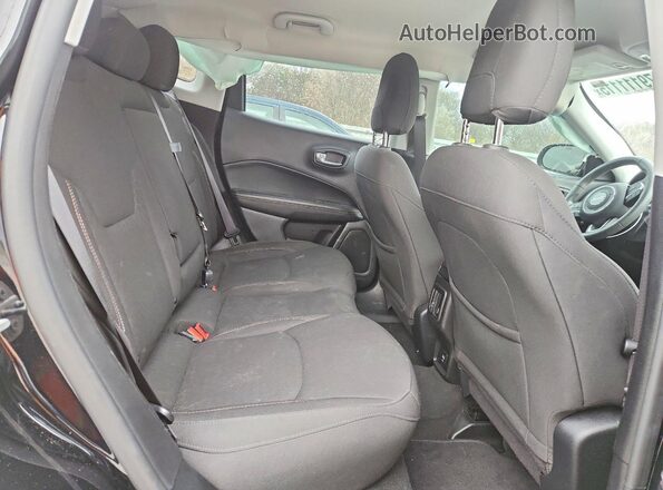 3C4NJCABXMT560928 2021 JEEP COMPASS Black უკანა სავარძლების ხედი