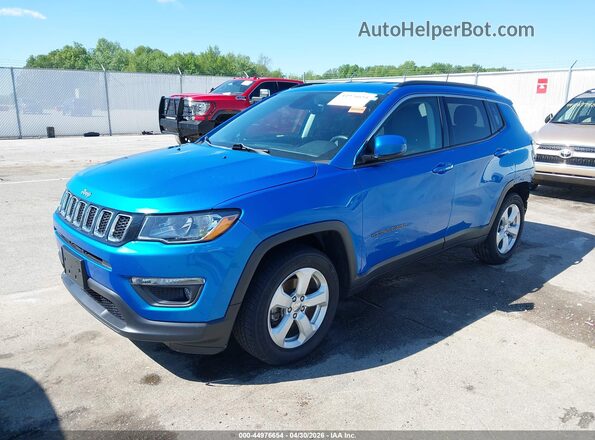 3C4NJCBB3HT652676 2017 JEEP NEW COMPASS Blue Передня ліва чверть