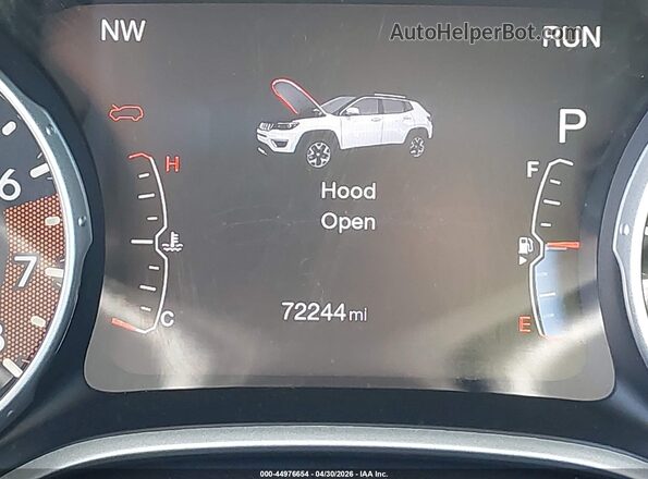 3C4NJCBB3HT652676 2017 JEEP NEW COMPASS Blue 