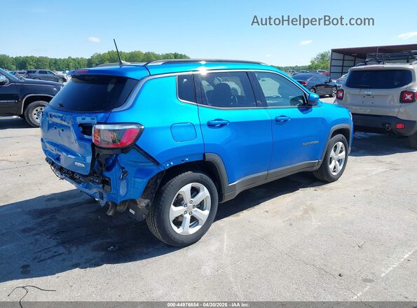 3C4NJCBB3HT652676 2017 JEEP NEW COMPASS Blue Задня права чверть