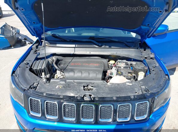 3C4NJCBB3HT652676 2017 JEEP NEW COMPASS Blue Вид ззаду
