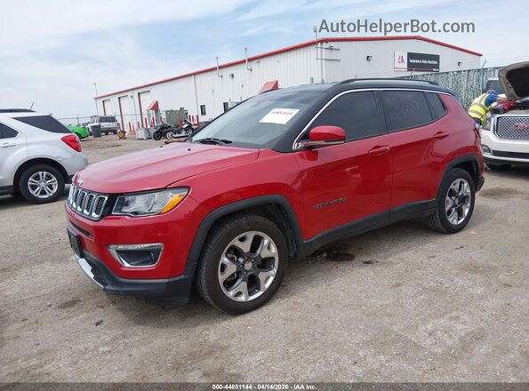 3C4NJCCB4LT165977 2020 JEEP COMPASS Red Առջևի ձախ երեք քառորդ տեսարան
