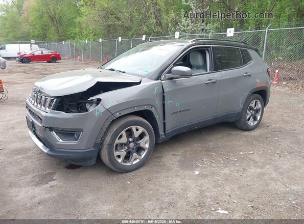 3C4NJCCB6LT162708 2020 JEEP COMPASS Gray Առջևի ձախ երեք քառորդ տեսարան