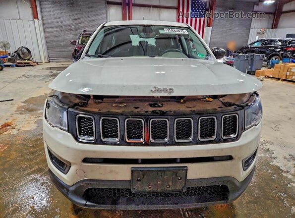 3C4NJDAB4LT116173 2020 JEEP COMPASS White Widok z przodu