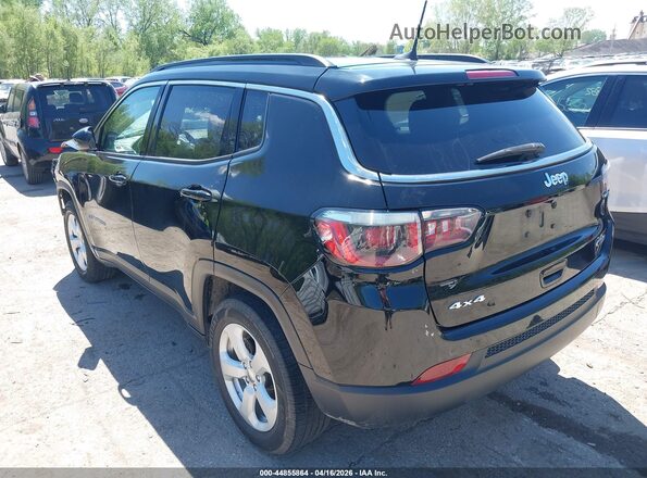3C4NJDBB0JT413839 2018 JEEP COMPASS Черный Задняя левая четверть