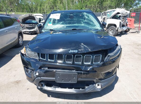 3C4NJDBB0JT413839 2018 JEEP COMPASS Черный Вид спереди