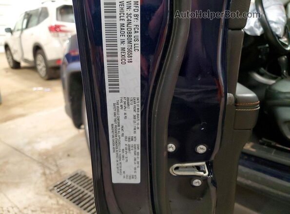 3C4NJDBB0MT565818 2021 JEEP COMPASS Blue VIN կոդի պիտակի տեսք