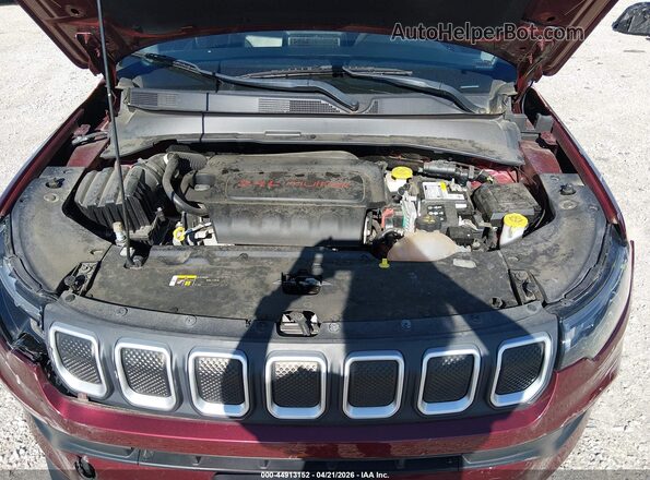 3C4NJDBB0NT110615 2022 JEEP COMPASS Red Vista trasera