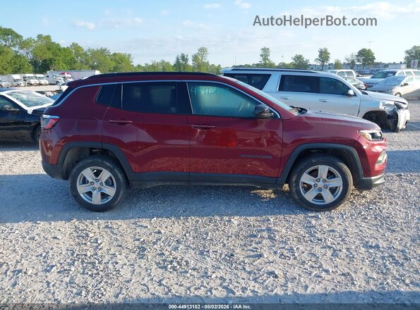 3C4NJDBB0NT110615 2022 JEEP COMPASS Red Vista interior trasera