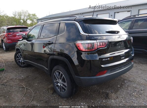 3C4NJDBB1JT433808 2018 JEEP COMPASS Black Tył lewy
