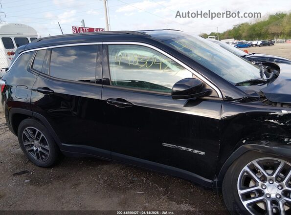 3C4NJDBB1JT433808 2018 JEEP COMPASS Black Widok wnętrza z tyłu
