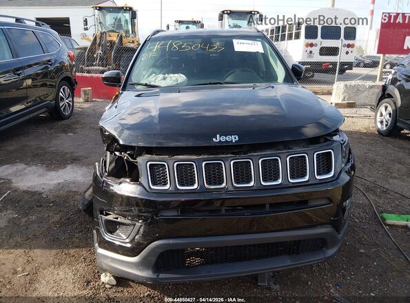 3C4NJDBB1JT433808 2018 JEEP COMPASS Black Widok zestawu wskaźników