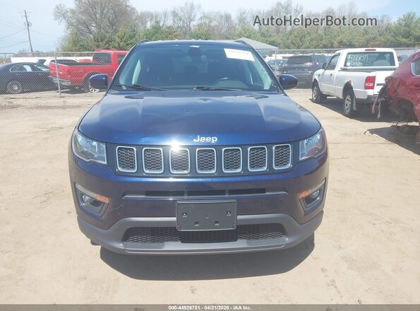 3C4NJDBB1LT123113 2020 JEEP COMPASS Blue Вид задньої частини салону