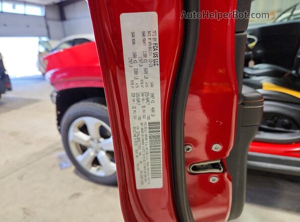 3C4NJDBB3LT174211 2020 JEEP COMPASS Red VIN კოდის სტიკერის ხედი