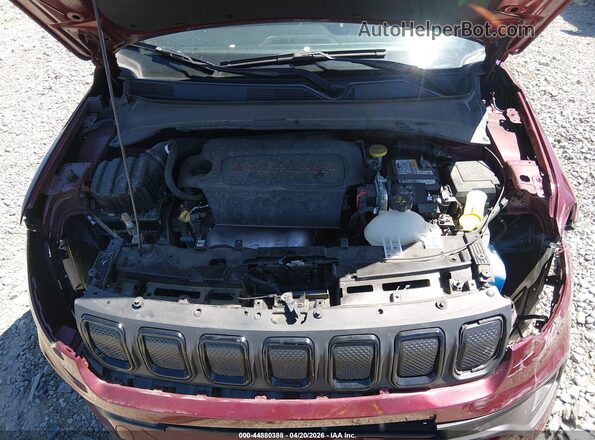 3C4NJDBB3NT195451 2022 JEEP COMPASS Бордовый Вид сзади