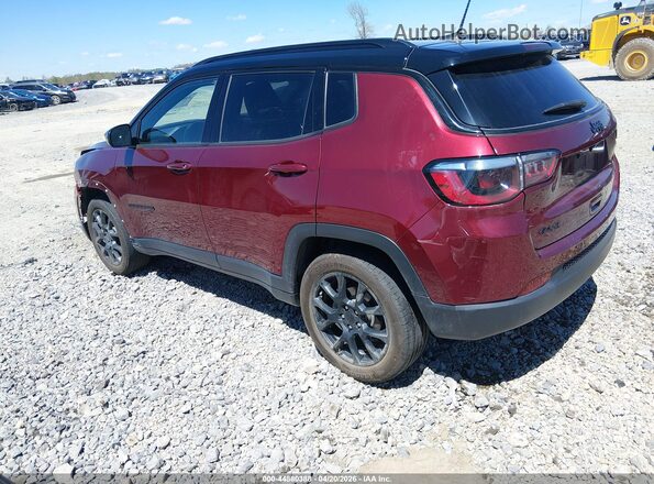 3C4NJDBB3NT195451 2022 JEEP COMPASS Бордовый Задняя левая четверть