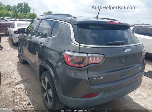3C4NJDBB4JT235191 2018 JEEP COMPASS Gray Widok wnętrza 360 stopni