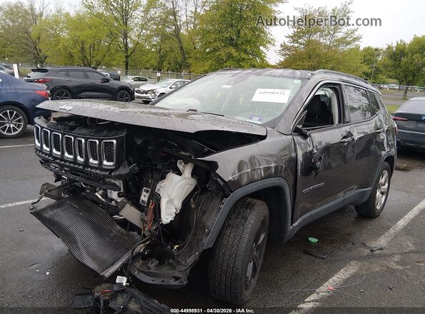 3C4NJDBB4JT254694 2018 JEEP COMPASS Gray Передня ліва чверть