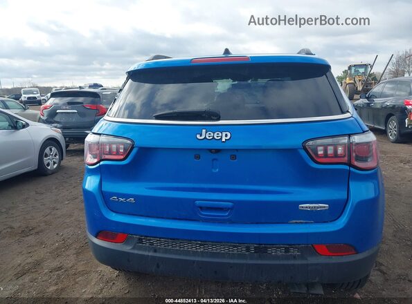 3C4NJDBB4JT308236 2018 JEEP COMPASS Blue 